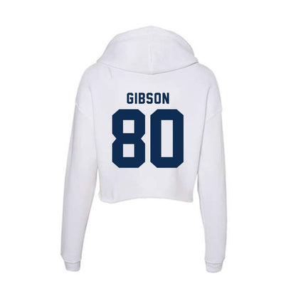 FAU - NCAA Football : Grayson Gibson - Women's Crop Fleece Hoodie-1