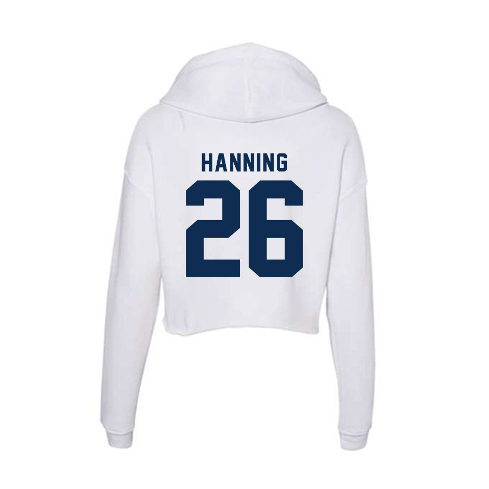 FAU - NCAA Football : Chase Hanning - Women's Crop Fleece Hoodie-1
