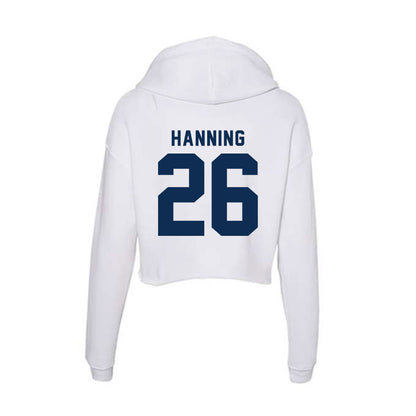 FAU - NCAA Football : Chase Hanning - Women's Crop Fleece Hoodie-1
