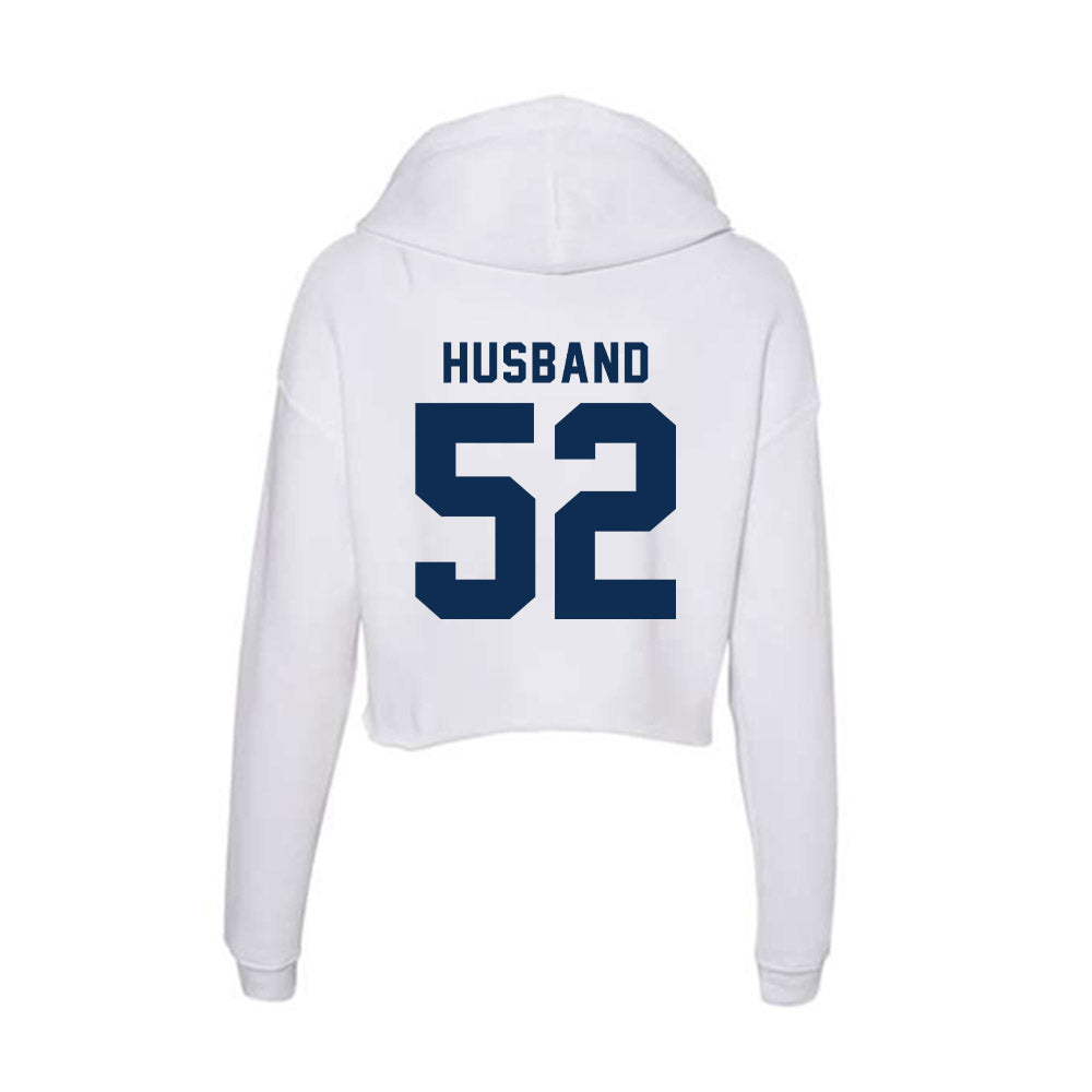FAU - NCAA Football : Logan Husband - Women's Crop Fleece Hoodie-1