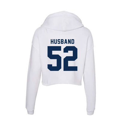 FAU - NCAA Football : Logan Husband - Women's Crop Fleece Hoodie-1