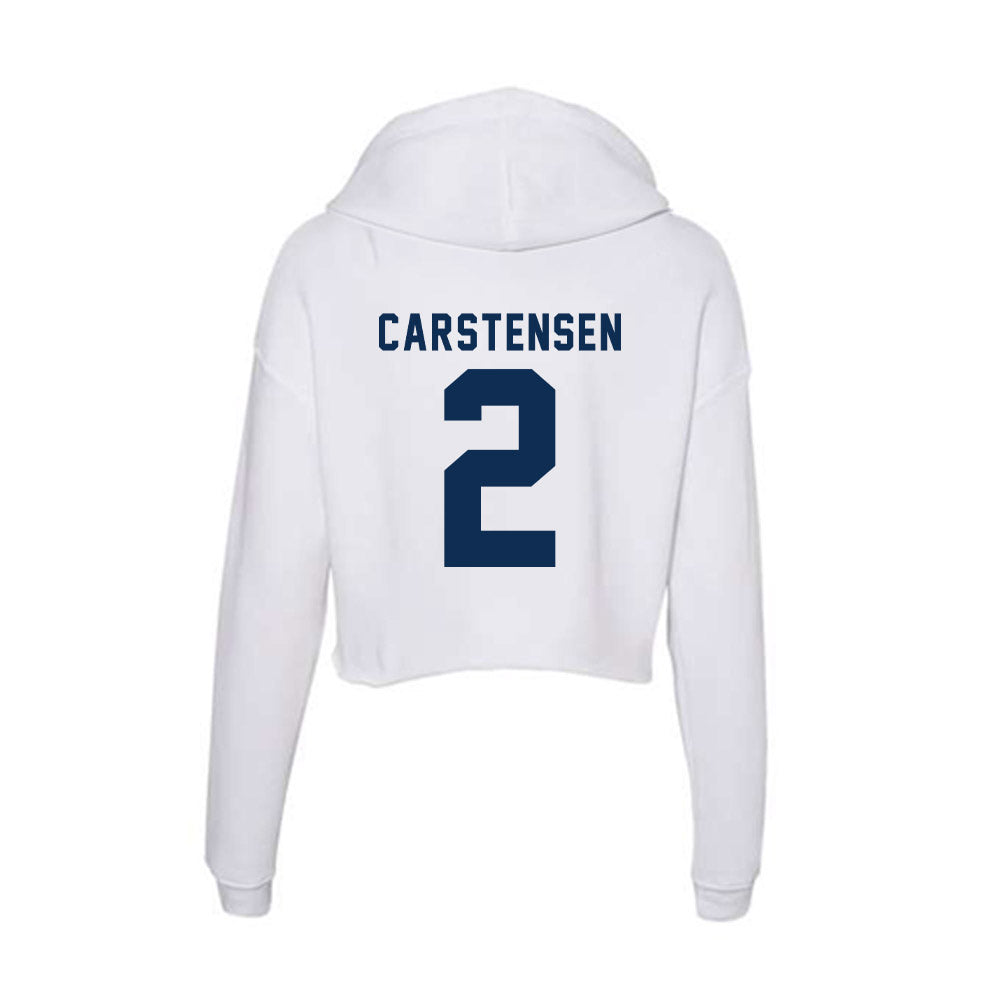 FAU - NCAA Women's Basketball : Grace Carstensen - Women's Crop Fleece Hoodie-1