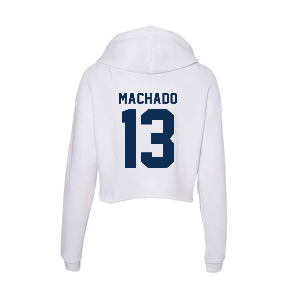 FAU - NCAA Baseball : Daniel Machado - Women's Crop Fleece Hoodie-1