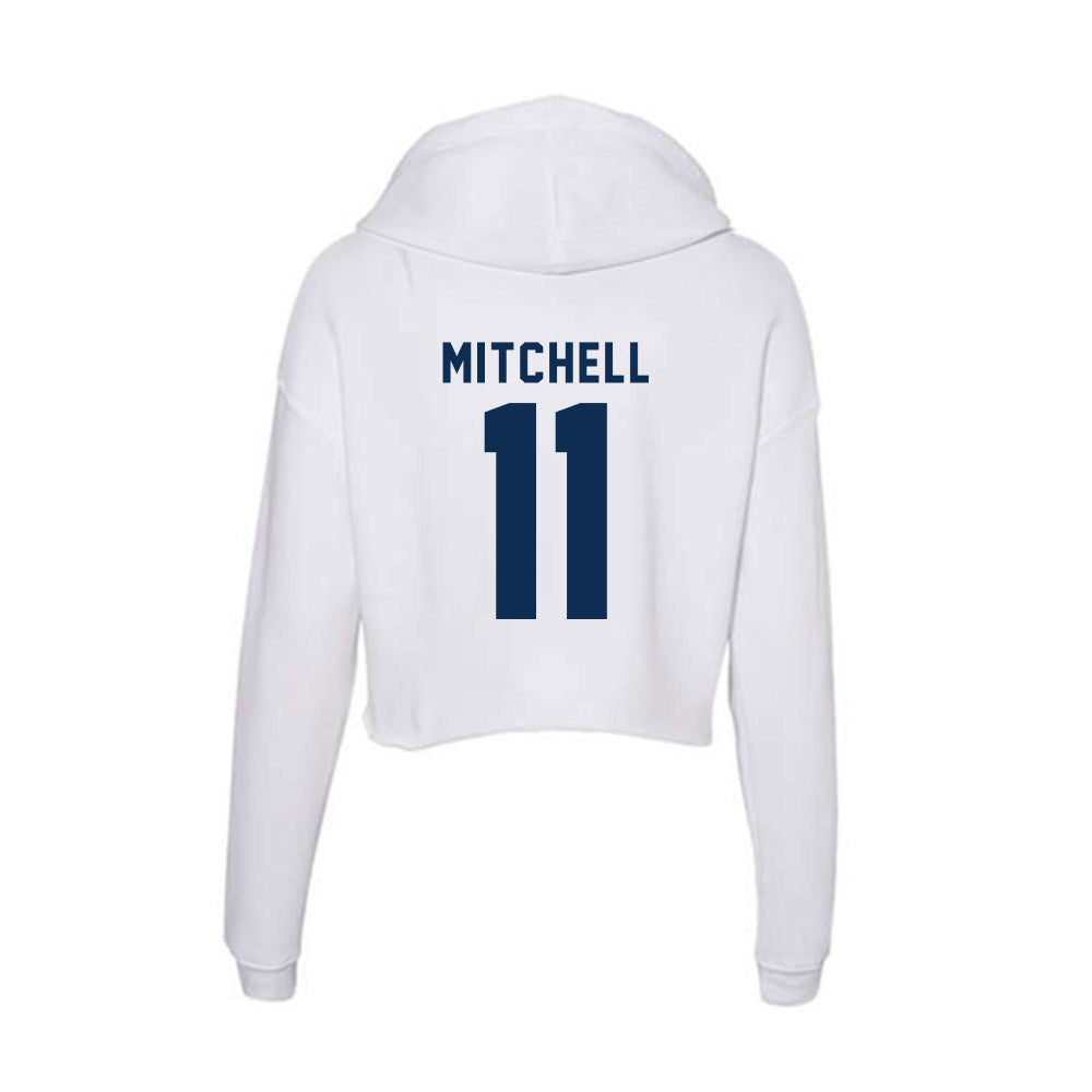 FAU - NCAA Football : Devarius Mitchell - Women's Crop Fleece Hoodie-1