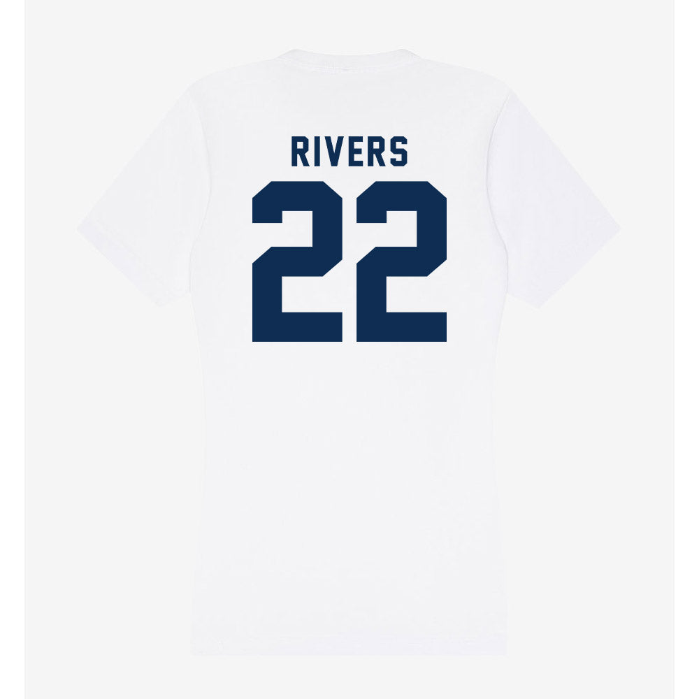 FAU - NCAA Softball : Hannah Rivers - Women's V-Neck T-Shirt-1
