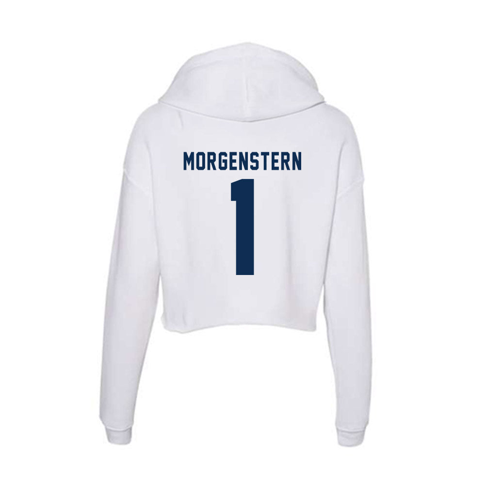 FAU - NCAA Beach Volleyball : Denisse Morgenstern - Women's Crop Fleece Hoodie-1
