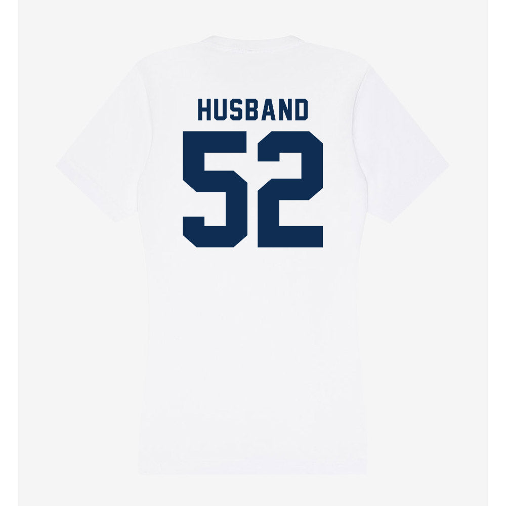 FAU - NCAA Football : Logan Husband - Women's V-Neck T-Shirt-1