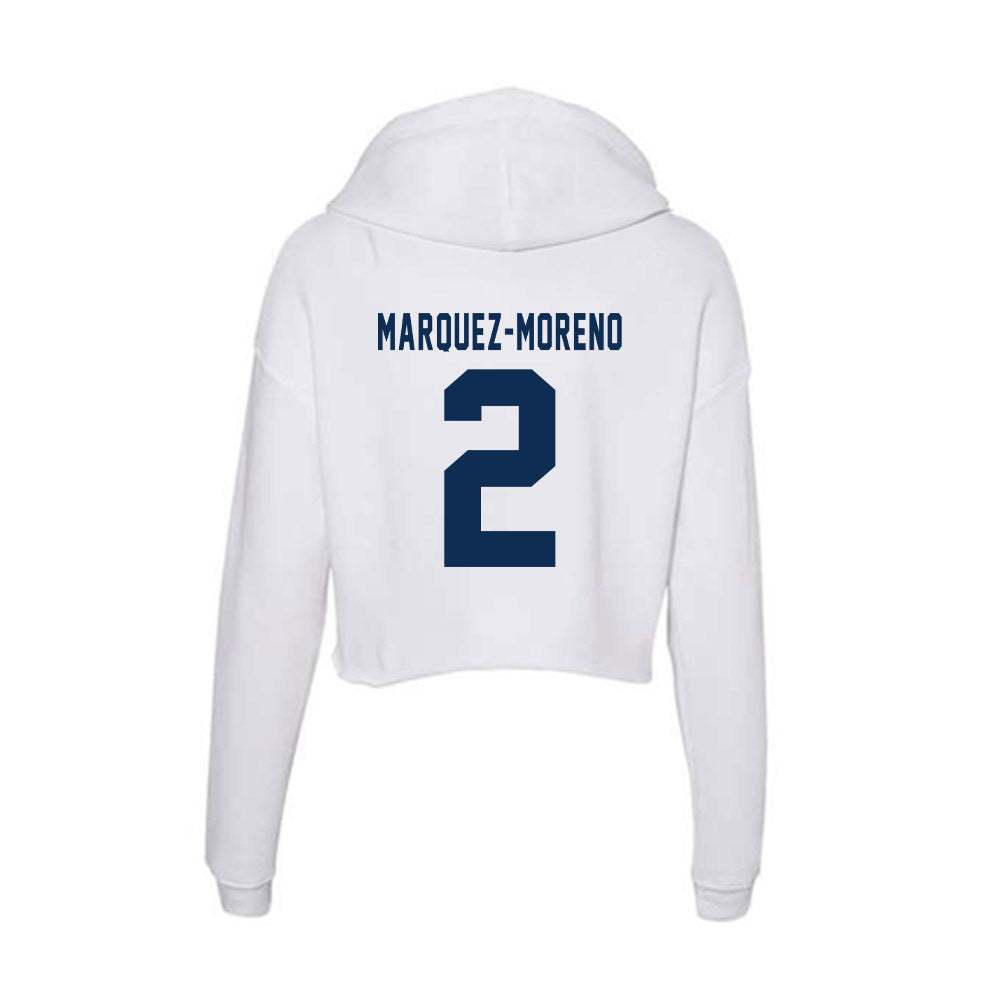 FAU - NCAA Women's Volleyball : Luye Marquez-moreno - Women's Crop Fleece Hoodie-1