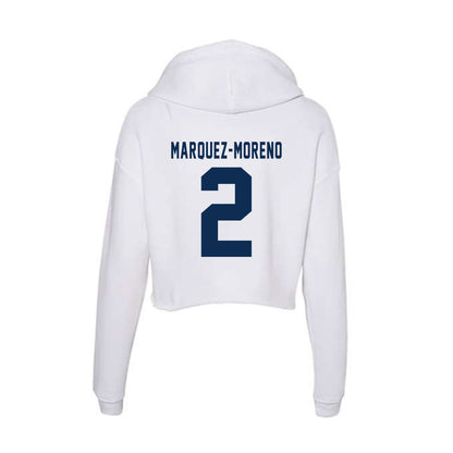 FAU - NCAA Women's Volleyball : Luye Marquez-moreno - Women's Crop Fleece Hoodie-1