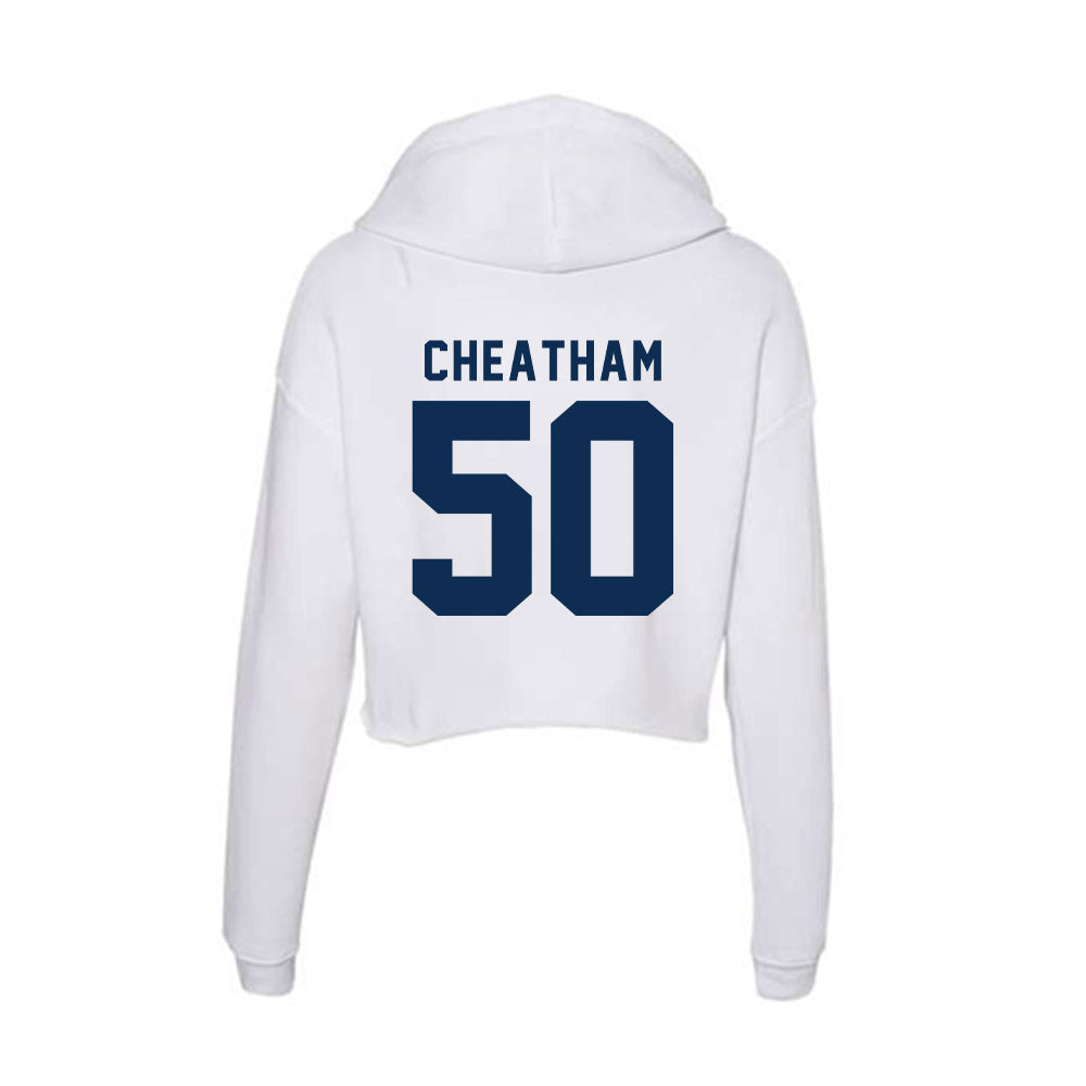 FAU - NCAA Football : Owen Cheatham - Women's Crop Fleece Hoodie-1