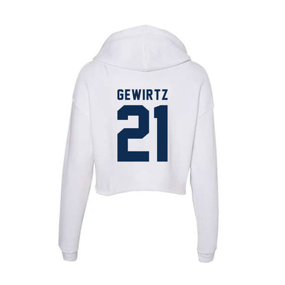FAU - NCAA Women's Basketball : Madilyn Gewirtz - Women's Crop Fleece Hoodie-1