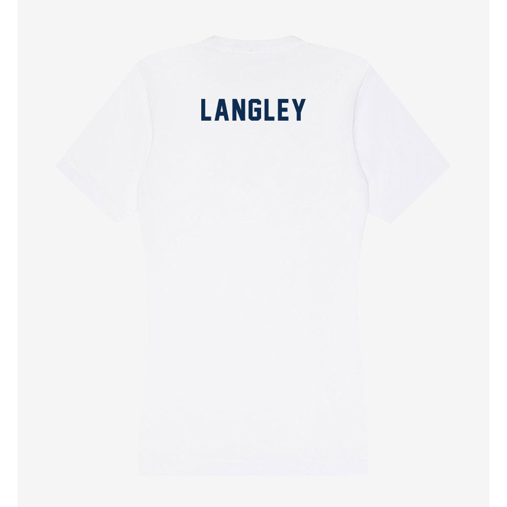 FAU - NCAA Women's Swimming & Diving : Fynn Langley - Women's V-Neck T-Shirt-1