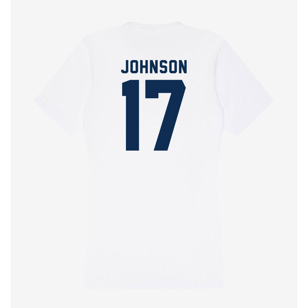 FAU - NCAA Women's Volleyball : Isabella Johnson - Women's V-Neck T-Shirt-1