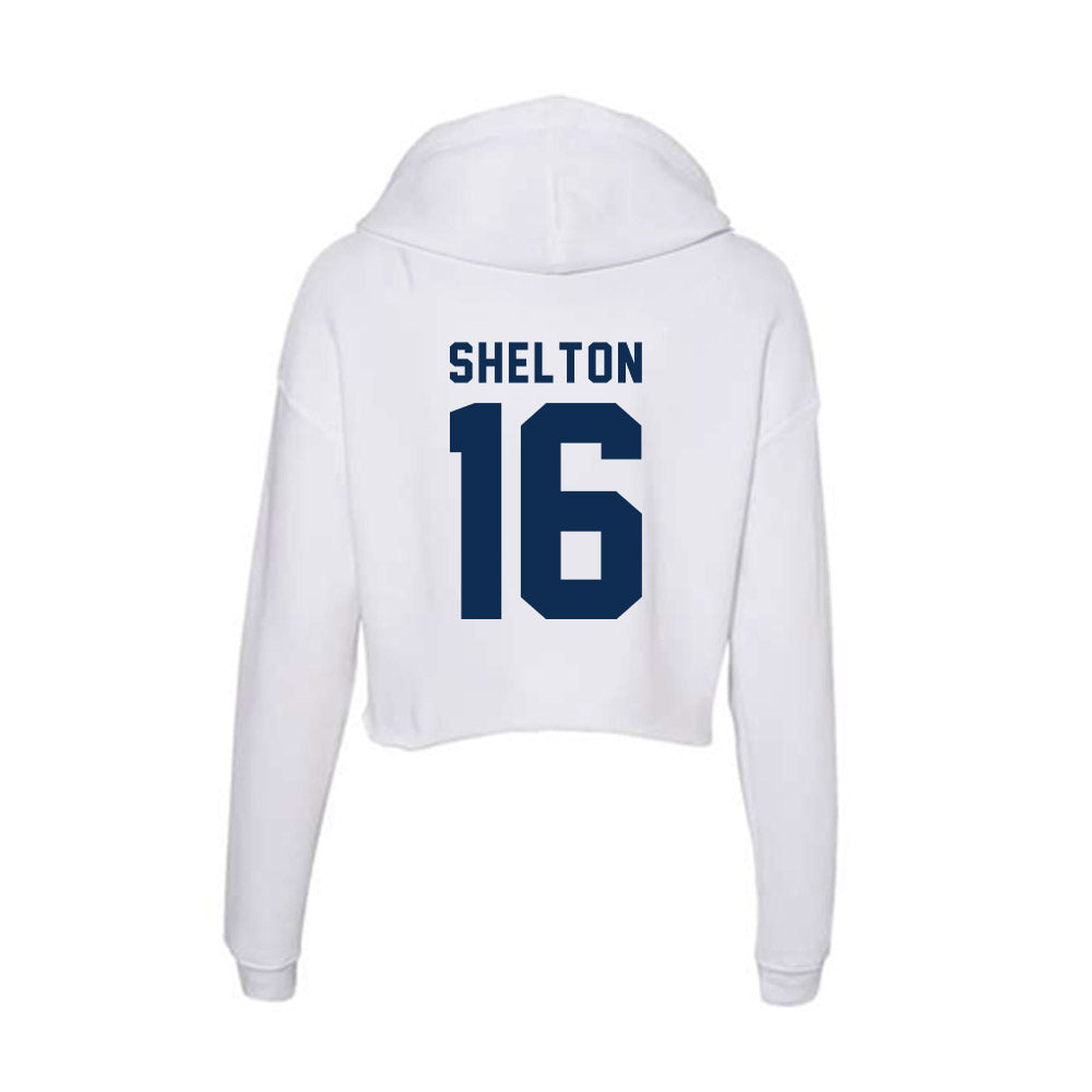 FAU - NCAA Softball : Kiley Shelton - Women's Crop Fleece Hoodie-1