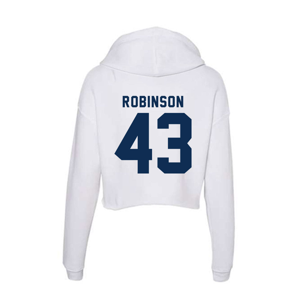 FAU - NCAA Baseball : Dalton Robinson - Women's Crop Fleece Hoodie-1