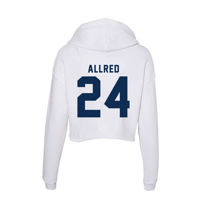 FAU - NCAA Women's Volleyball : Maggie Allred - Women's Crop Fleece Hoodie-1