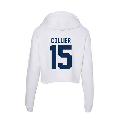 FAU - NCAA Baseball : Ian Collier - Women's Crop Fleece Hoodie-1