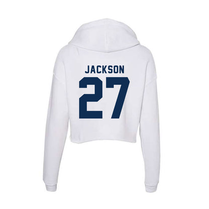 FAU - NCAA Football : Travis Jackson - Women's Crop Fleece Hoodie-1