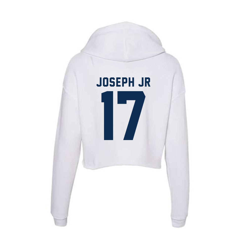 FAU - NCAA Football : Nicsaint Joseph jr - Women's Crop Fleece Hoodie-1