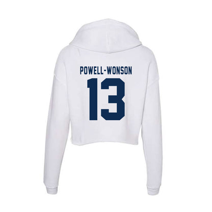 FAU - NCAA Football : Jahmari Powell-Wonson - Women's Crop Fleece Hooded Sweatshirt-1