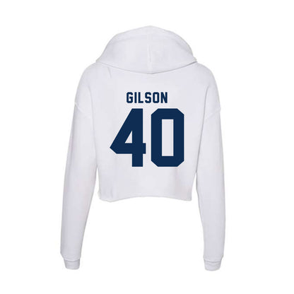 FAU - NCAA Baseball : Brayden Gilson - Women's Crop Fleece Hoodie-1