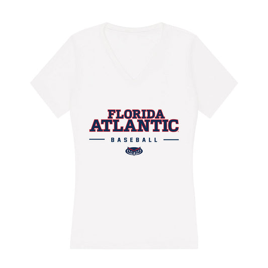 FAU - NCAA Baseball : Marshall Lipsey - Women's V-Neck T-Shirt-0