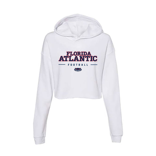 FAU - NCAA Football : Jahmari Powell-Wonson - Women's Crop Fleece Hooded Sweatshirt-0