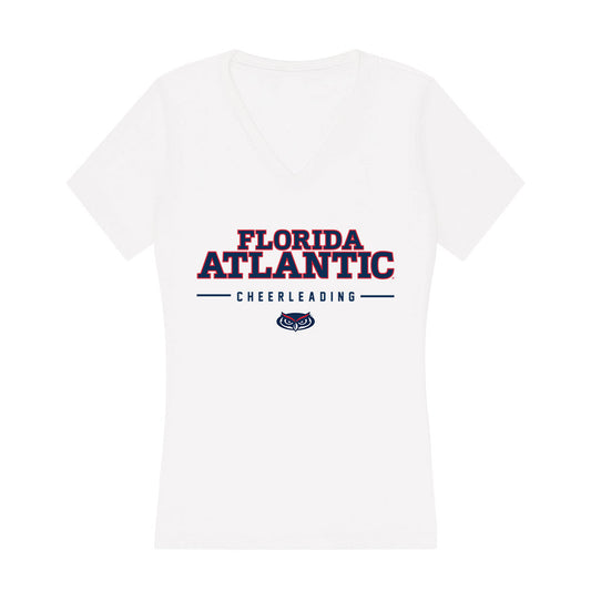 FAU - NCAA Cheerleading : Emily Mickulas - Women's V-Neck T-Shirt-0