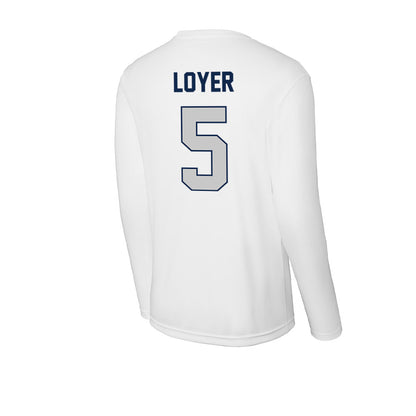 BU - NCAA Women's Volleyball : Jersey Loyer - Activewear Long Sleeve T-Shirt-1