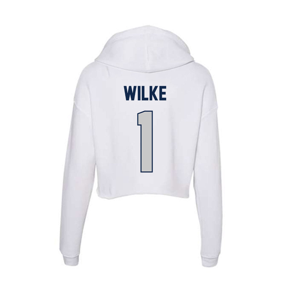 BU - NCAA Women's Basketball : Gabby Wilke - Women's Crop Fleece Hoodie-1