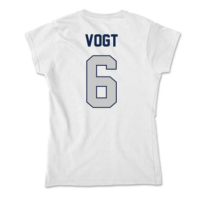 Butler - NCAA Women's Volleyball : Aesha Vogt - Soft Style Women’s T-Shirt-1