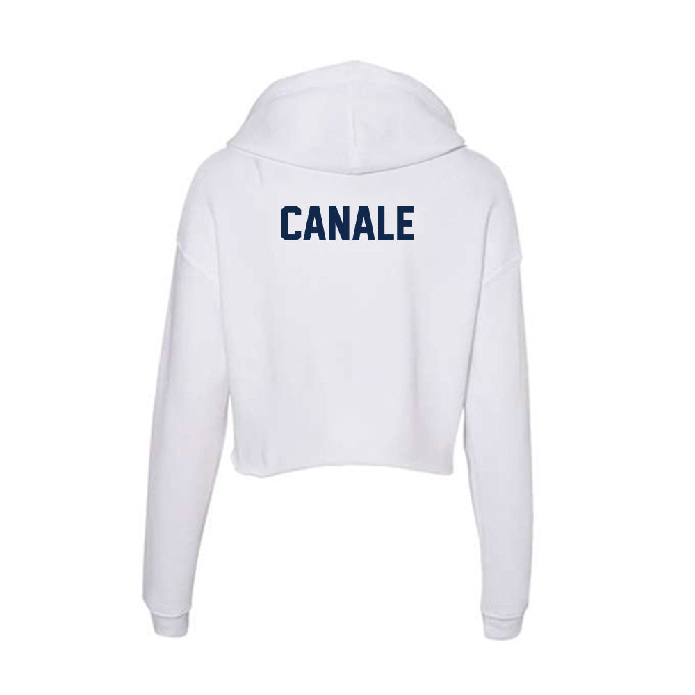 Butler - NCAA Women's Swimming & Diving : Ashlyn Canale - Women's Crop Fleece Hoodie-1