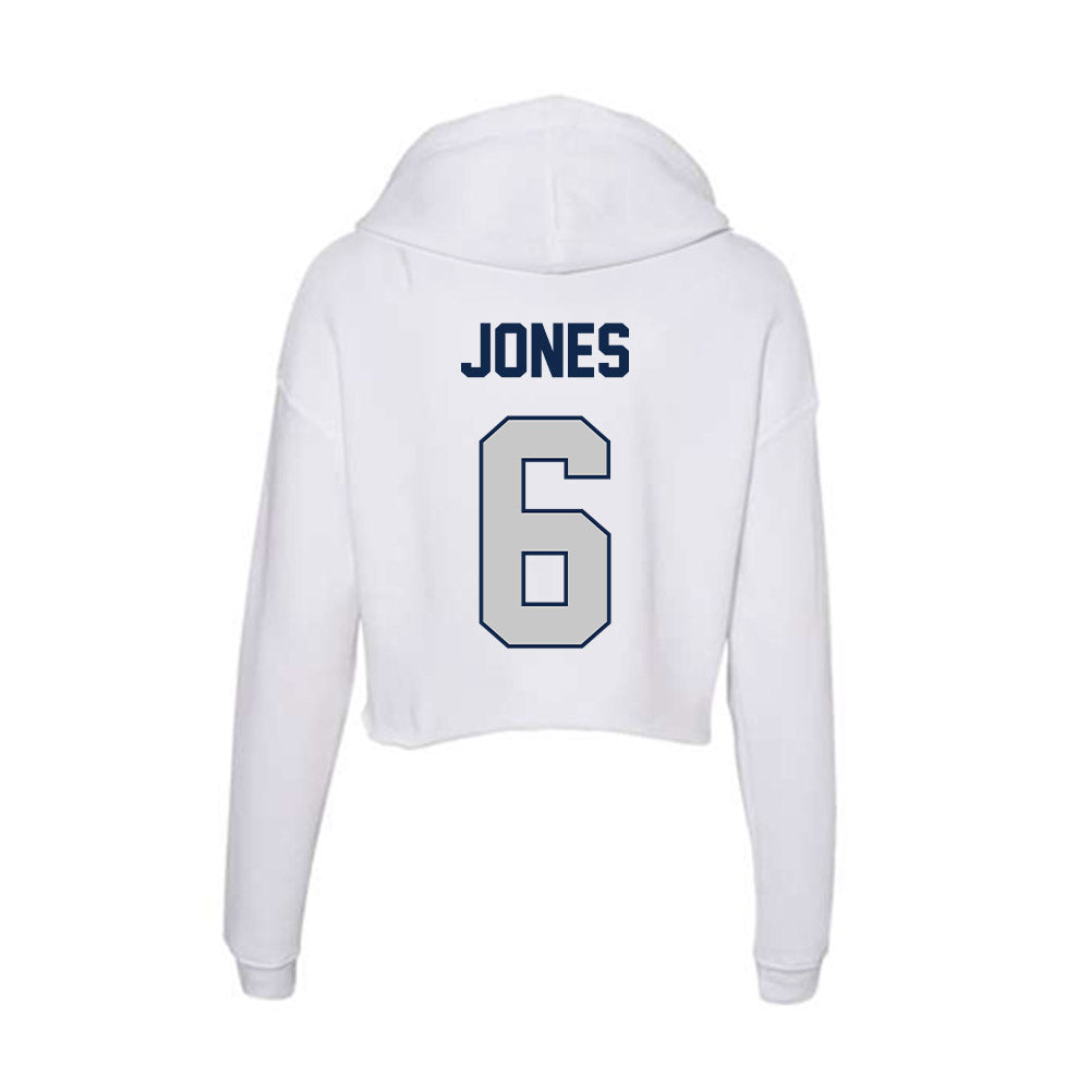 Butler - NCAA Football : Keaton Jones - Women's Crop Fleece Hooded Sweatshirt-1