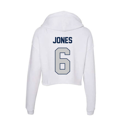 Butler - NCAA Football : Keaton Jones - Women's Crop Fleece Hooded Sweatshirt-1
