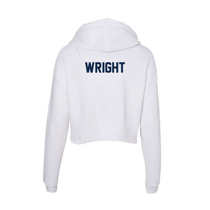 Butler - NCAA Women's Swimming & Diving : Kayla Wright - Women's Crop Fleece Hoodie-1