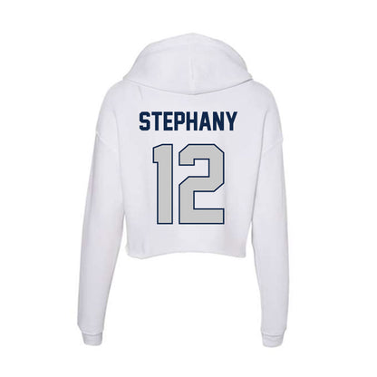 BU - NCAA Football : Steven Stephany - Women's Crop Fleece Hoodie-1