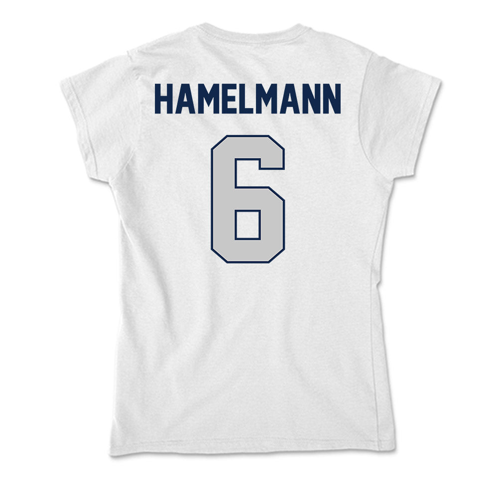 Butler - NCAA Women's Soccer : Emma Hamelmann - Soft Style Women’s T-Shirt-1