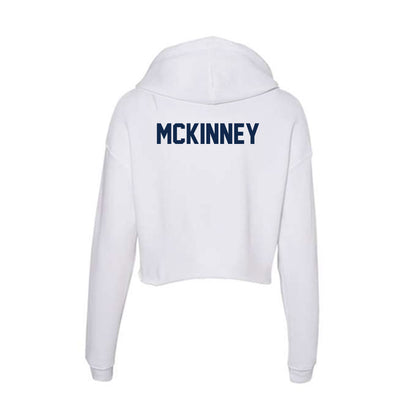 Butler - NCAA Women's Track & Field : Reese McKinney - Women's Crop Fleece Hooded Sweatshirt-1