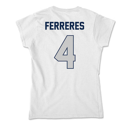 BU - NCAA Men's Soccer : Manolo Ferreres - Soft Style Women’s T-Shirt-1