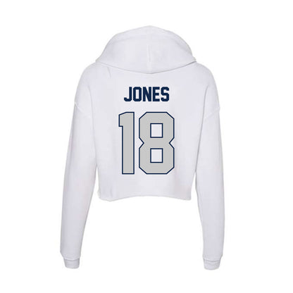 BU - NCAA Football : Luke Jones - Women's Crop Fleece Hoodie-1
