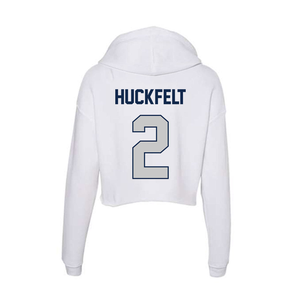 Butler - NCAA Football : Tanner Huckfelt - Women's Crop Fleece Hoodie-1