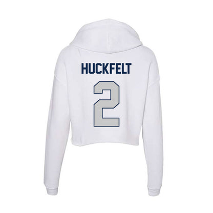Butler - NCAA Football : Tanner Huckfelt - Women's Crop Fleece Hoodie-1