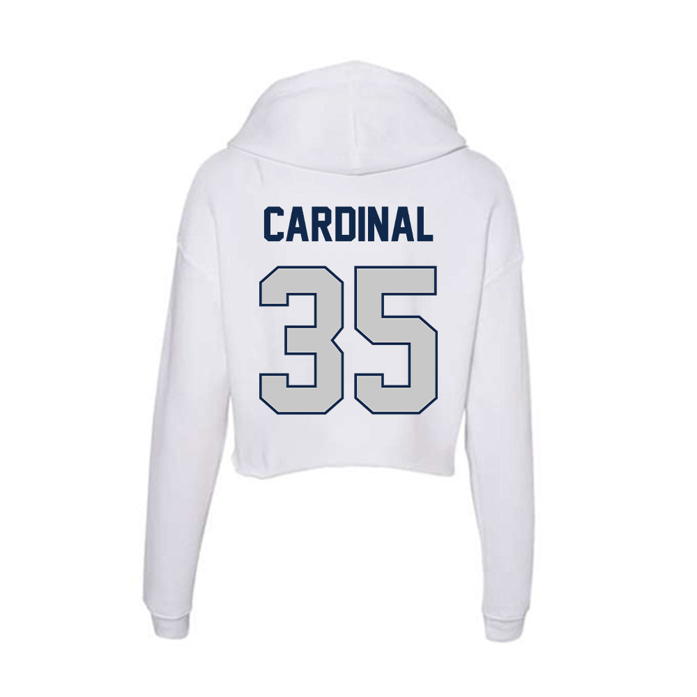 Butler - NCAA Men's Basketball : Bryson Cardinal - Women's Crop Fleece Hoodie-1