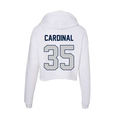 Butler - NCAA Men's Basketball : Bryson Cardinal - Women's Crop Fleece Hoodie-1