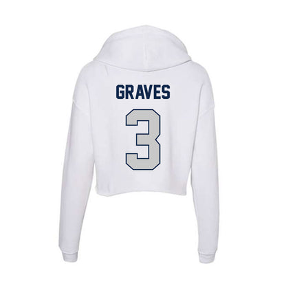 Butler - NCAA Women's Soccer : Chrissy Graves - Women's Crop Fleece Hoodie-1