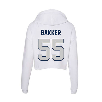 BU - NCAA Football : Wyatt Bakker - Women's Crop Fleece Hoodie-1