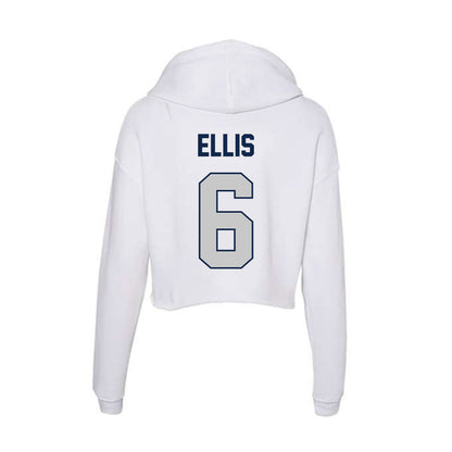 Butler - NCAA Women's Basketball : Taya Ellis - Women's Crop Fleece Hooded Sweatshirt-1