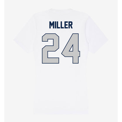 BU - NCAA Women's Basketball : Mallory Miller - Women's V-Neck T-Shirt-1
