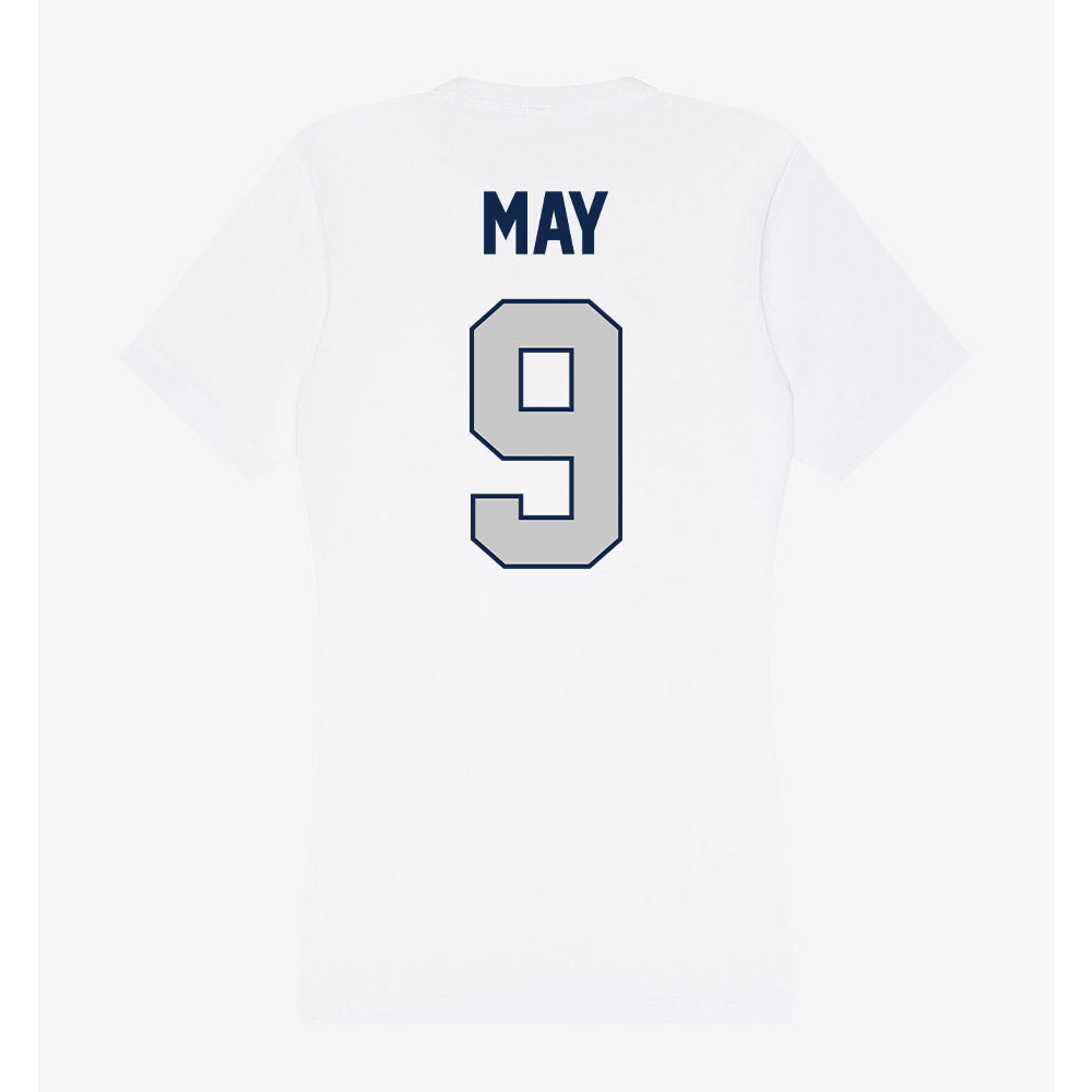 Butler - NCAA Women's Soccer : Elise May - Women's V-Neck T-Shirt-1