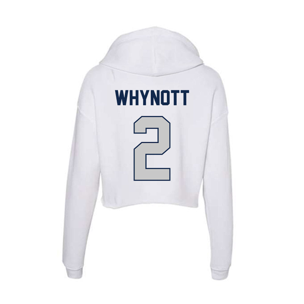 BU - NCAA Women's Soccer : Ceilidh Whynott - Women's Crop Fleece Hoodie-1